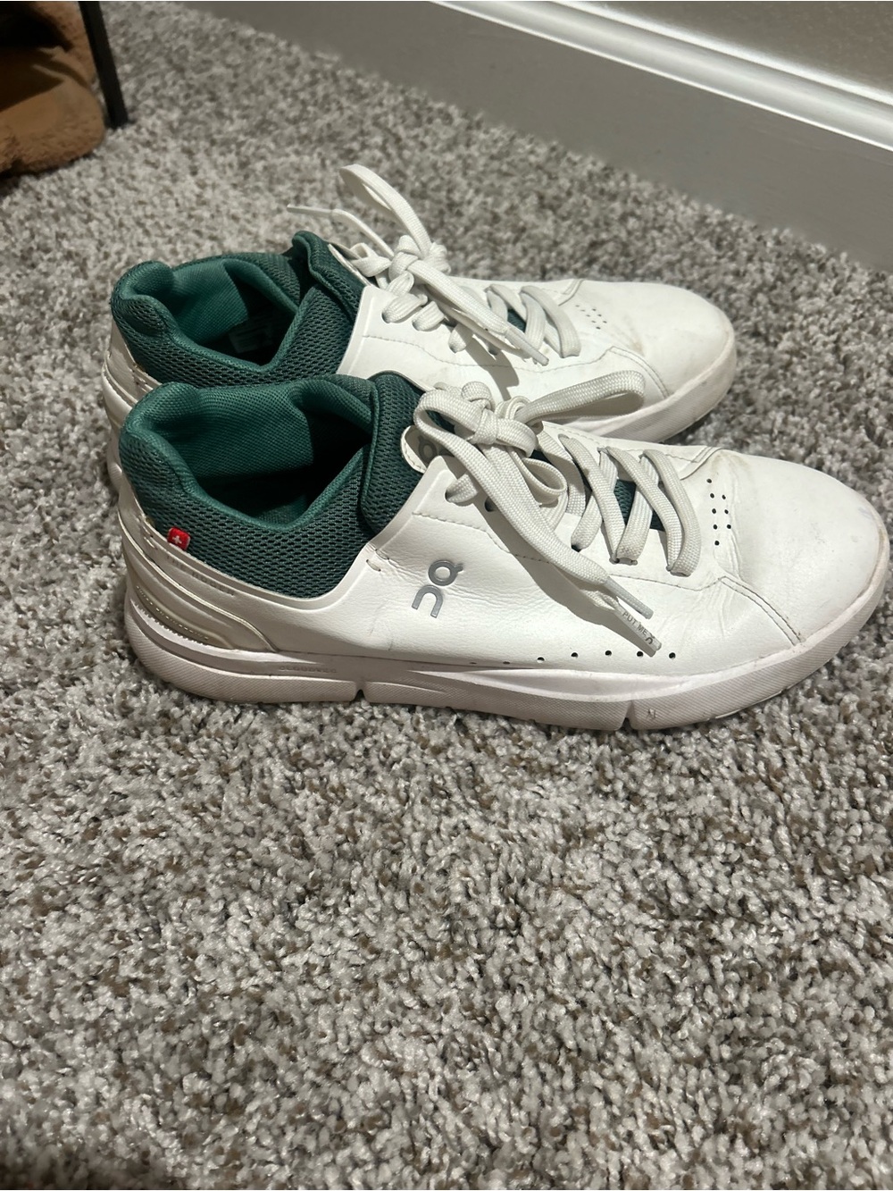 On Running White Low-Top Sneakers